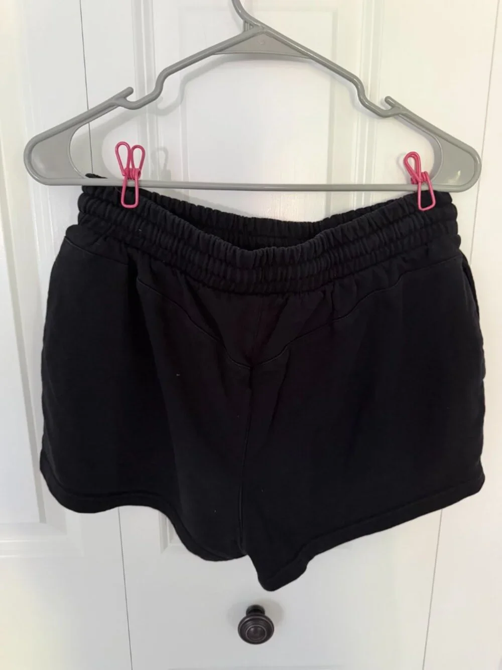 Gymshark Black Women's Training Sweat Shorts - Size Medium